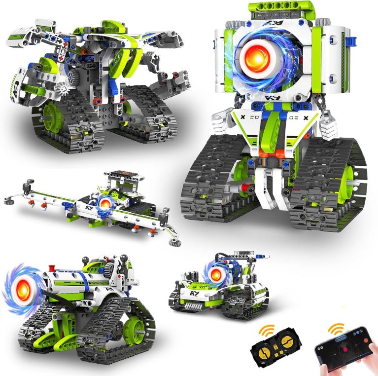 STEM Robot Building Kit Toys,2026 New 5 In1 STEM Toys Robotics Set for Kids