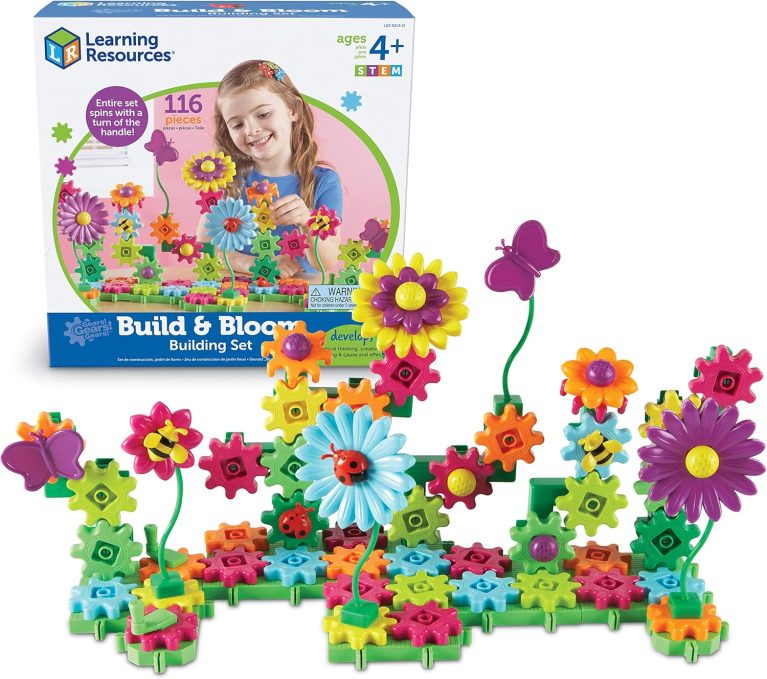 Learning Resources Gears Build & Bloom Building Set