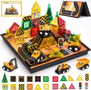 hahaland Mini Magnetic Tiles Travel...