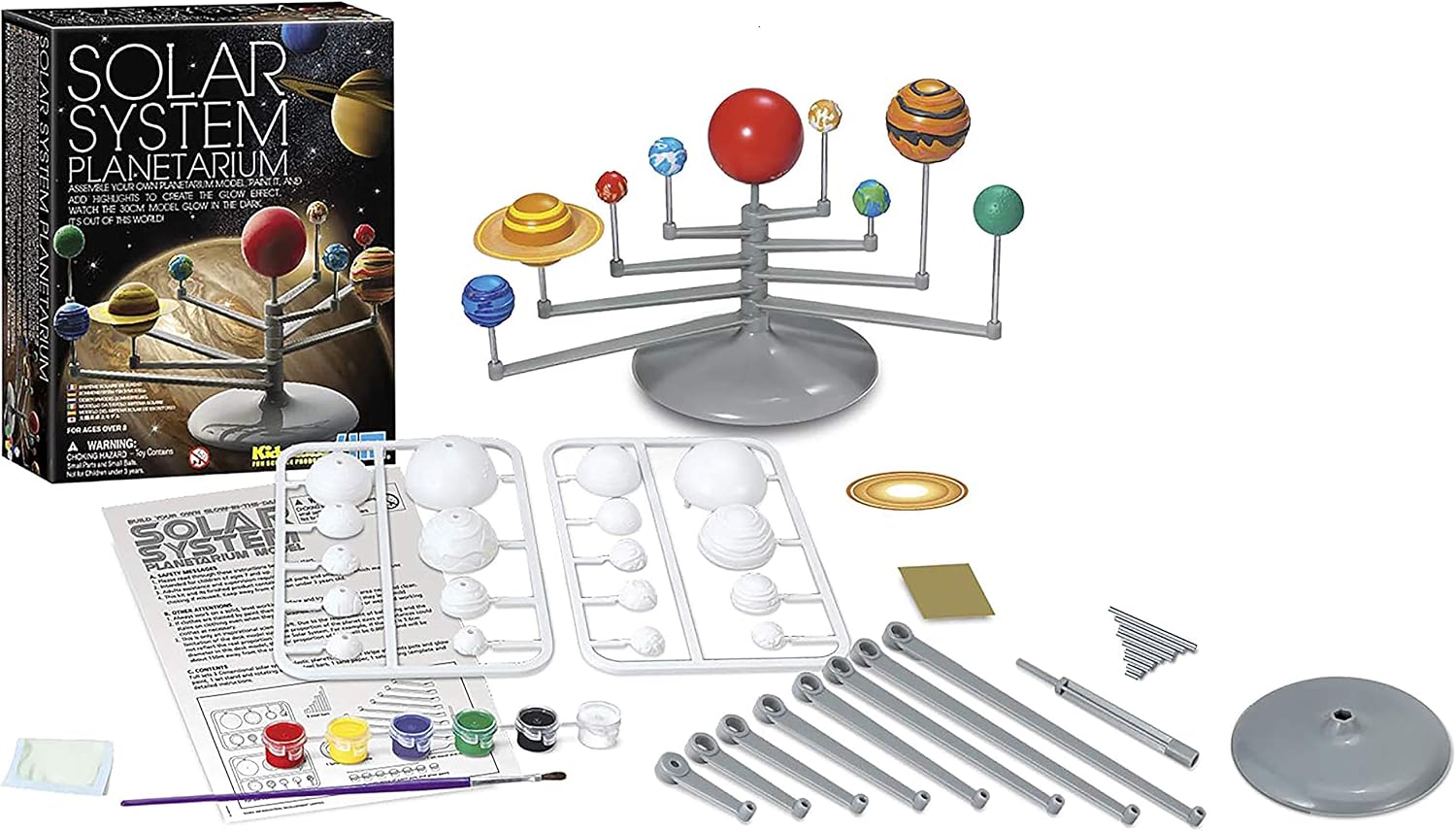 4M Solar System Planetarium - DIY Glow In The Dark Astronomy Planet Model Stem Toys Gift for Kids & Teens, Girls & Boys, Model:3427 - Image 4