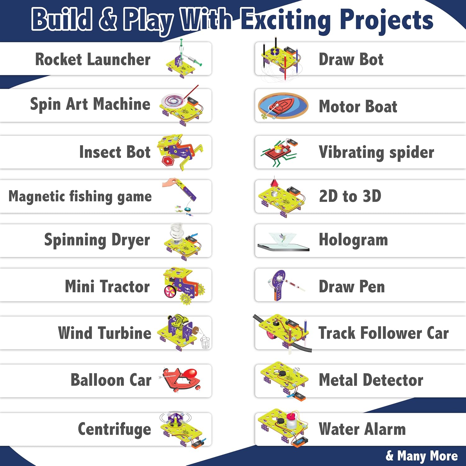 Butterfly EduFields 70+ STEM Robotic Projects Kit for Kids Age 8-10-12-14 - Image 6