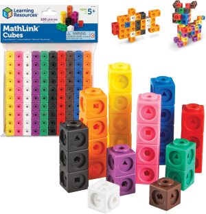 Learning Resources MathLink Cubes &...