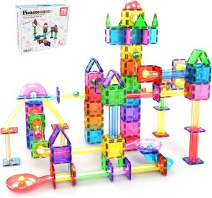 PicassoTiles 70 Piece Marble Run Ma...