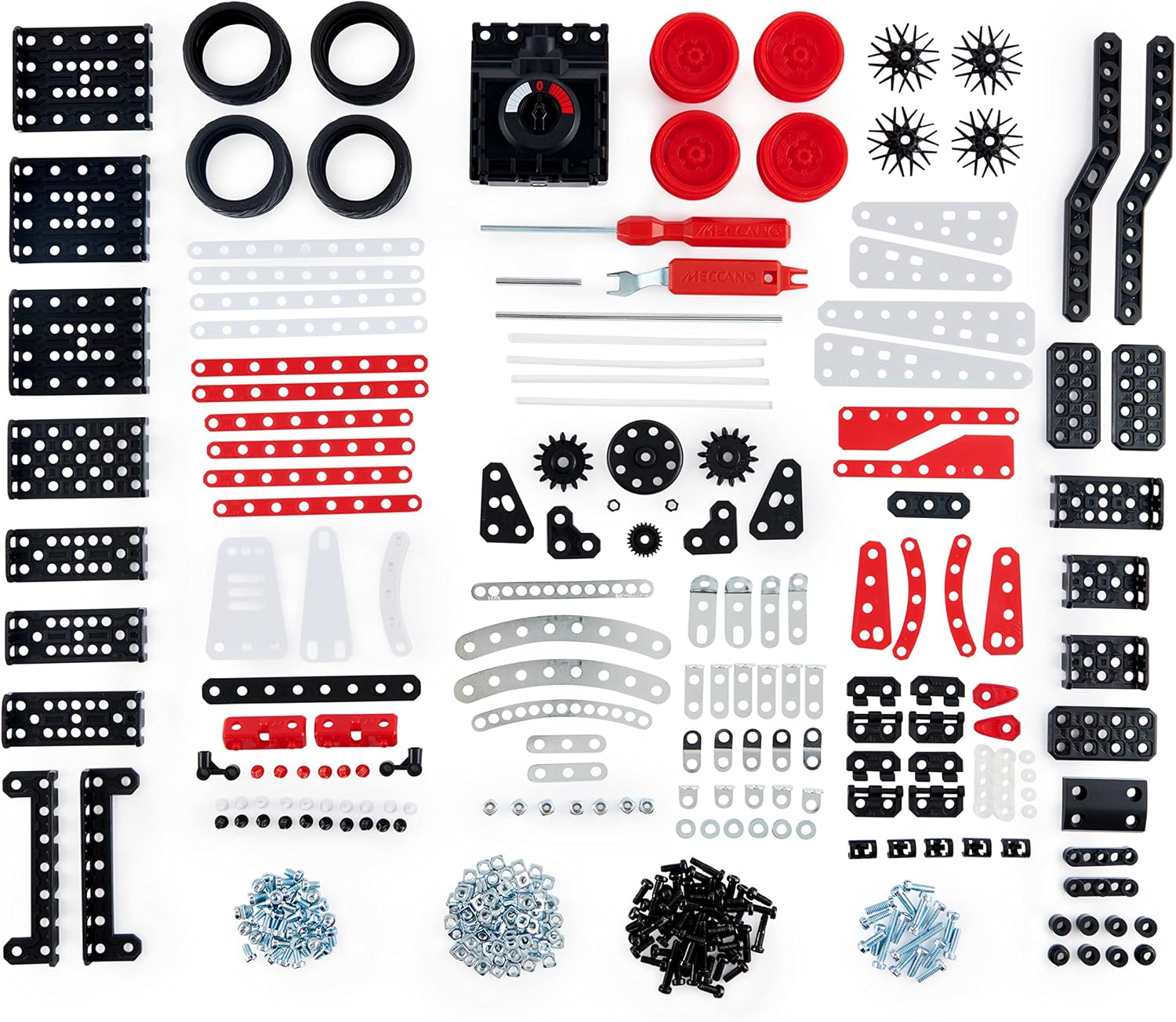 MECCANO, 25-in-1 Motorized Supercar STEM Model Building Kit with 347 Parts, Real Tools and Working Lights, Kids Toys for Ages 10 and Up - Image 4
