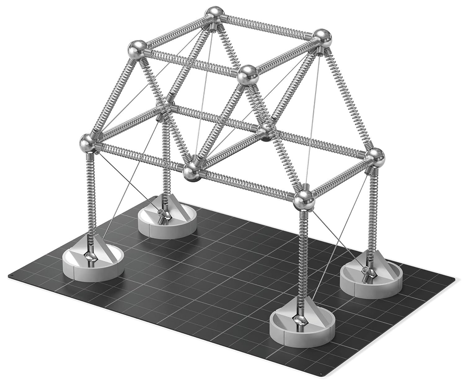 Mola Structural Kit 1 | Magnetic Modular Kit for Engineering and Architecture Education | 122 Pieces + Practical Guide - Image 8