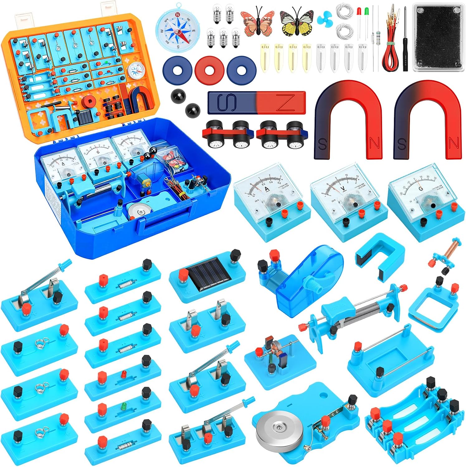 79PCS Magnet Science Kit for Kids Ages 8-16, Ultimate Physics Lab