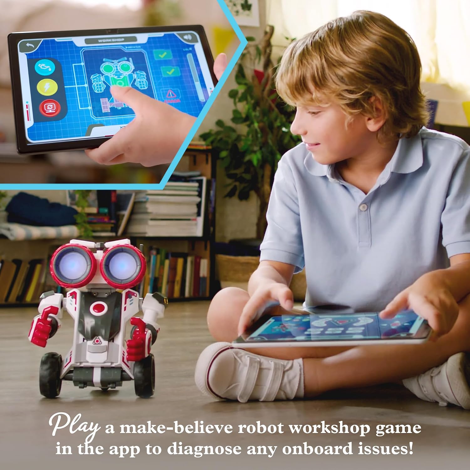 Thames & Kosmos Robotics Smart Machines Junior STEM Kit, Build & Code Your Robot’s Movements, Speed, Lights & Sounds, for Ages 8+, Use Screen-Free w/Built-in Buttons or via Block-Based Coding App - Image 6