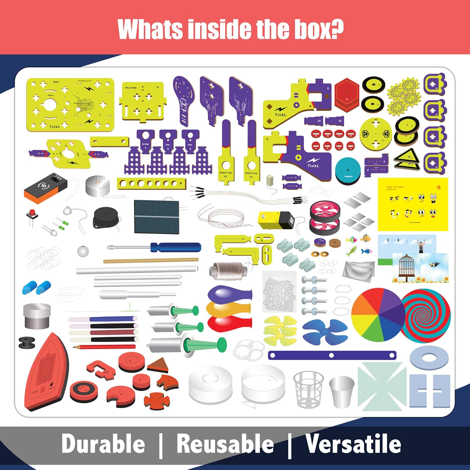 Butterfly EduFields 70+ STEM Robotic Projects Kit for Kids Age 8-10-12-14 - Image 7