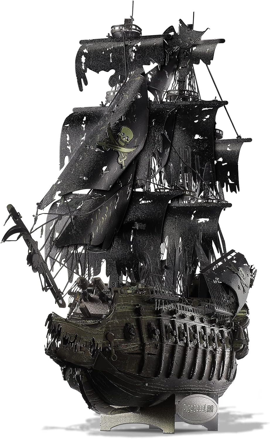 Piececool Metal 3D Puzzles for Adults, Flying Dutchman Pirate Ship Model Kits, 3D Watercraft Model Building Kit, DIY Craft Kits Difficult 3D Puzzles for Family Time, Great Christmas Birthday Gifts