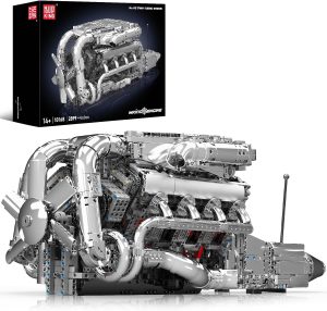 Mould King V8 Twin-Turbo Engine Mod...