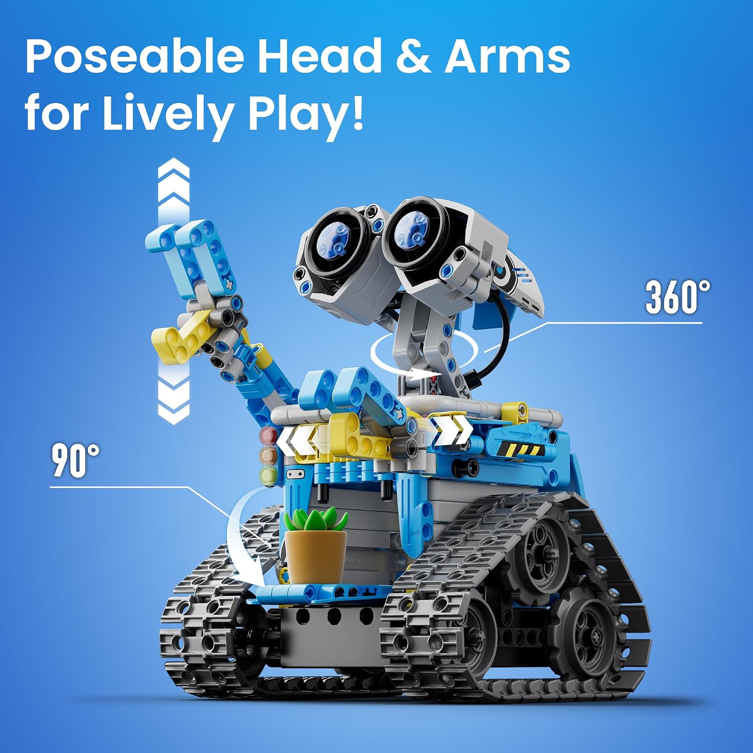 Sillbird Building Robot Kit with Remote Control STEM Gift for Boys Age 8-12 - Image 5
