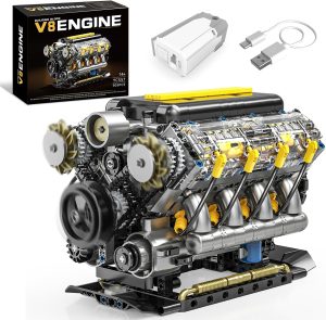 V8 Engine Model Kit that Runs, Visi...
