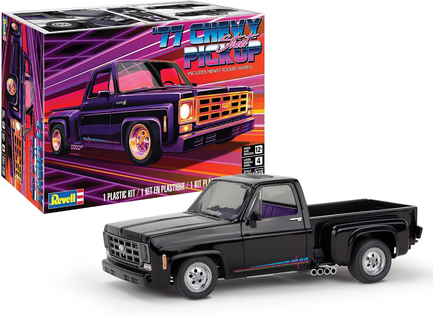 Revell 14552 1977 Chevy Street Pickup 1:25 Scale Model Truck Building Kit