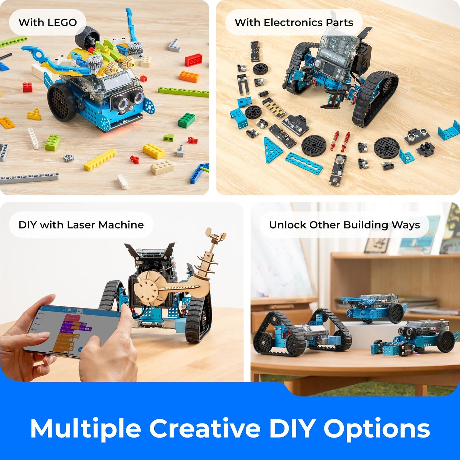 Makeblock mBot2 Rover Robotics Kit for Kids Ages 8-12 - Image 7