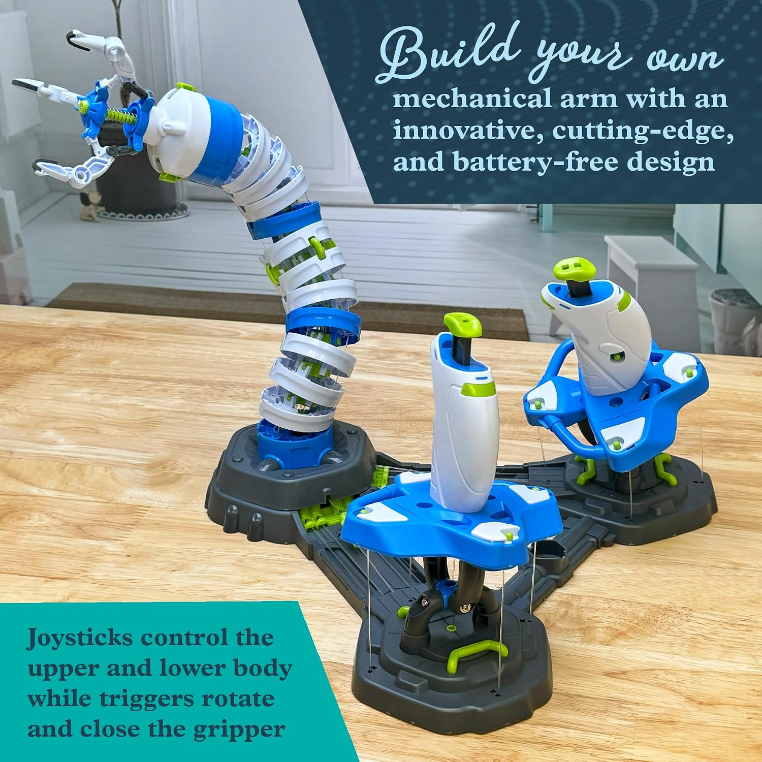 Thames & Kosmos Bionic Robotic Arm STEM Experiment Kit, Toy of The Year Finalist, Build a Mechanical Arm, No Batteries/Motors Required | Innovative System | Ages 10+ with Help, 14+ Independent Play - Image 2