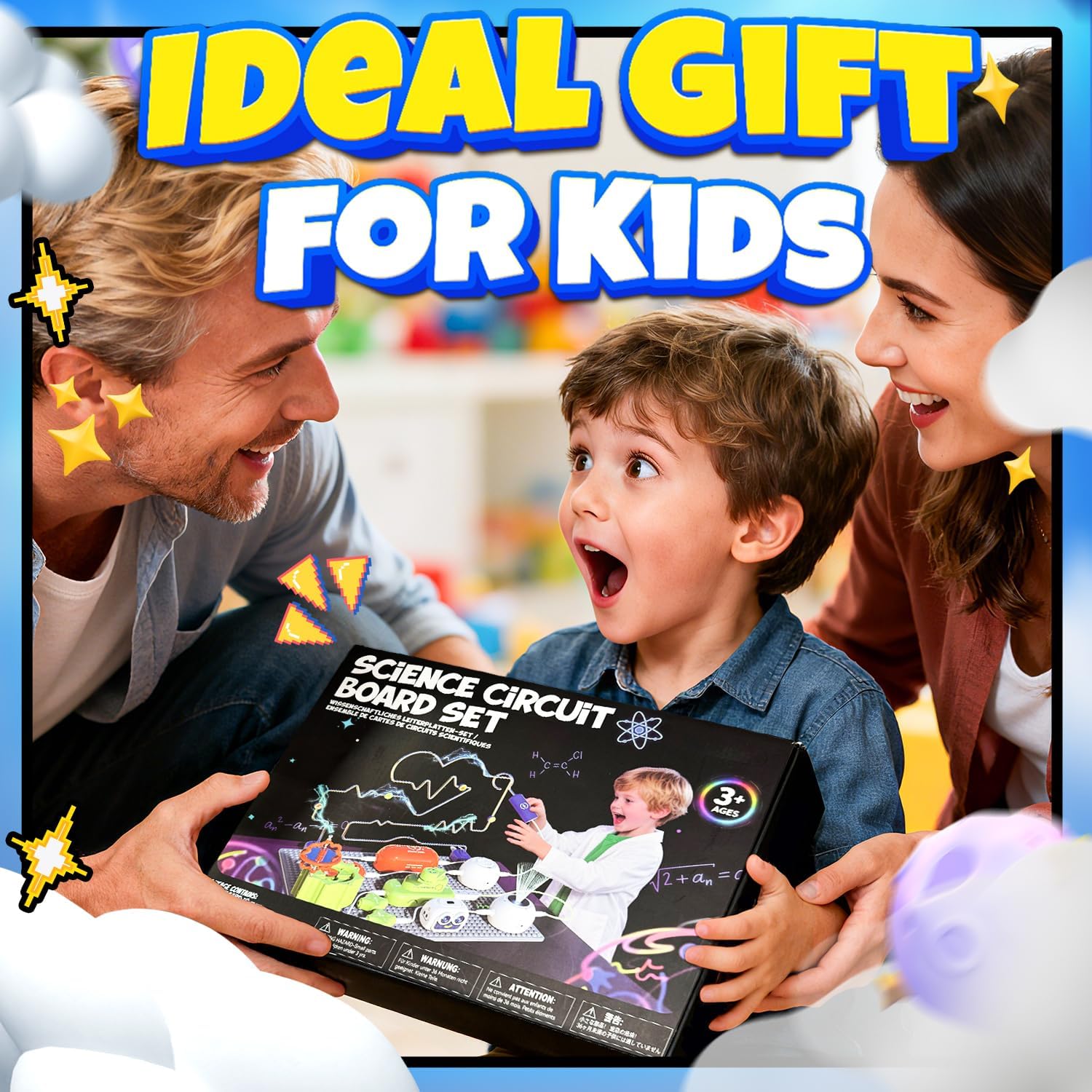SMILESSKIDDO Science Kits, Electronics STEM Toys, 300+ Projects 16 Parts - Image 7