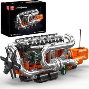 Mould King Heavy Truck Engine with ...