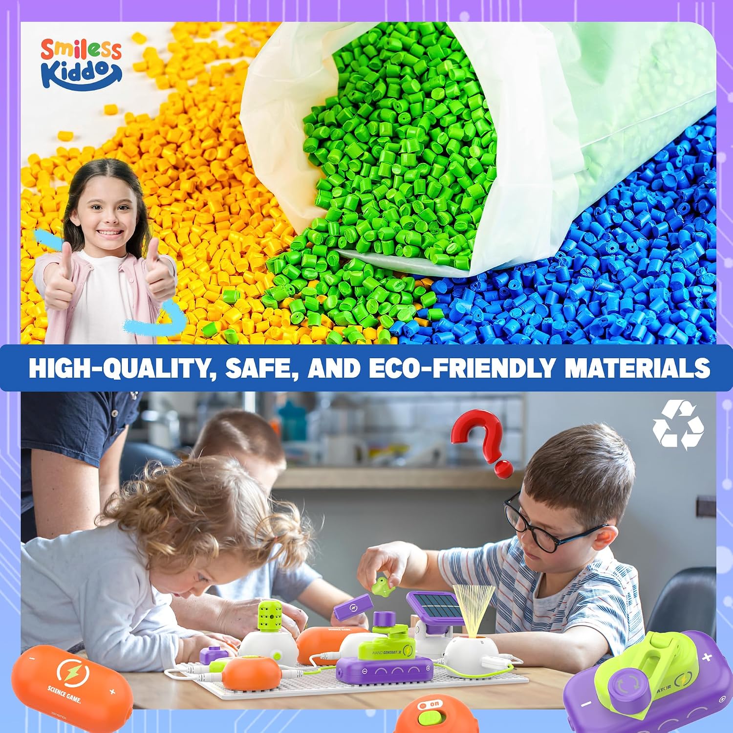 Science Kits for Kids - STEM Kits for Kids, Electronics Exploration Kit, Over 150 Projects, 14 Circuit Parts, STEM Educational Toy Gifts for Kid Boys Girls Ages 3 4 5 6 7 8 9 10 11 12 - Image 7