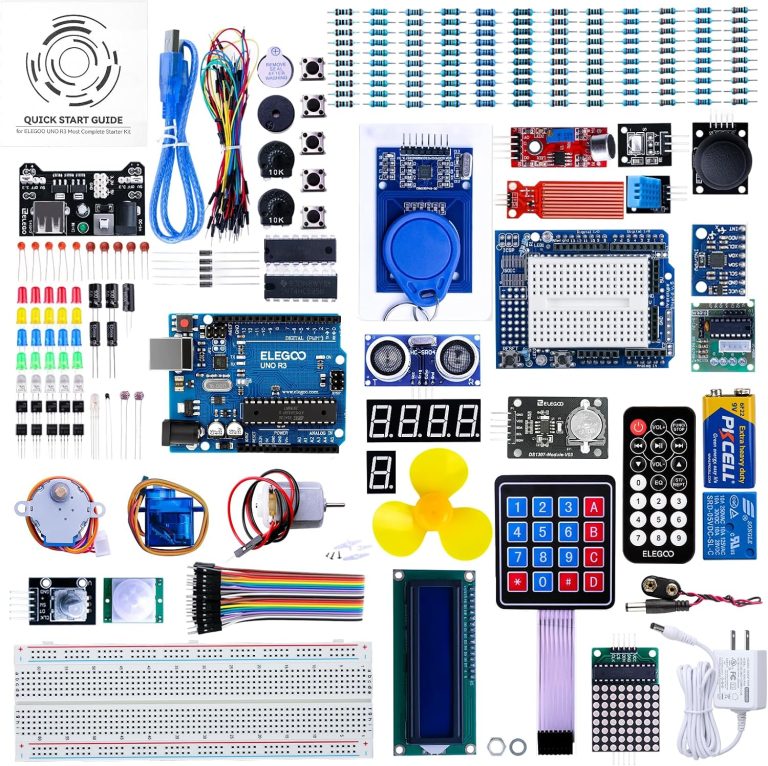 ELEGOO UNO R3 Project Most Complete Starter Kit, Compatible with Arduino