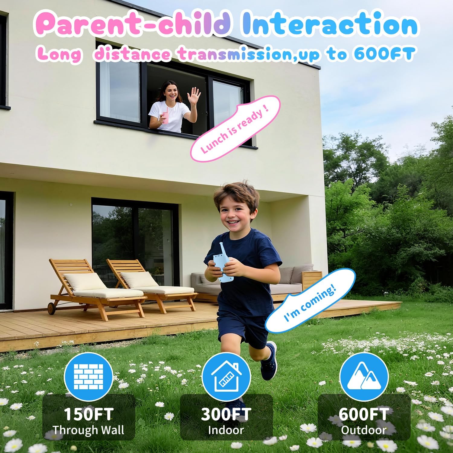 Kids Video Walkie Talkies, 2 Pack Facetime Wakey takey with Video for Kids - Image 3