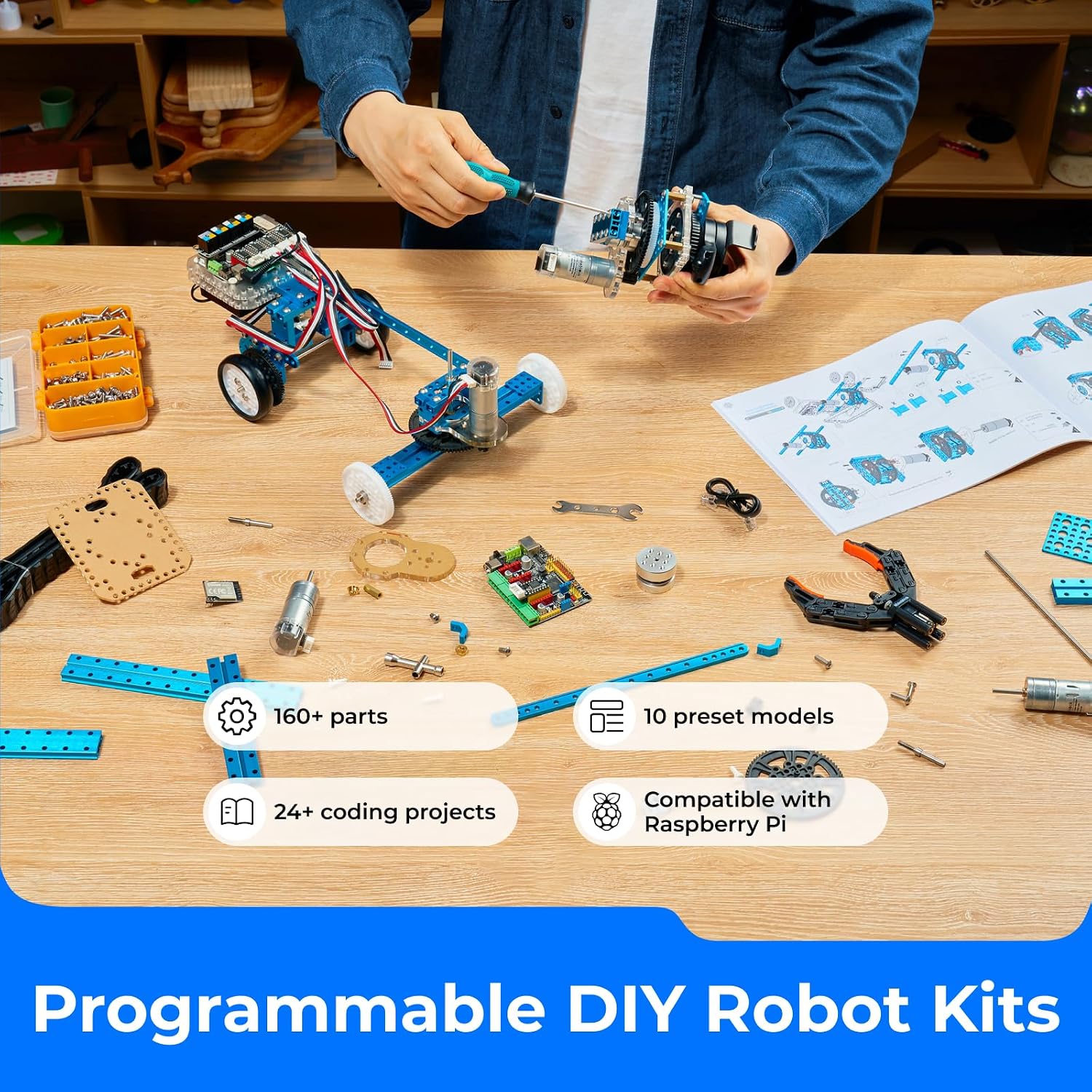 Makeblock mBot Ultimate 10 in 1 Robot Building Kit for Teenagers & Adults - Image 2