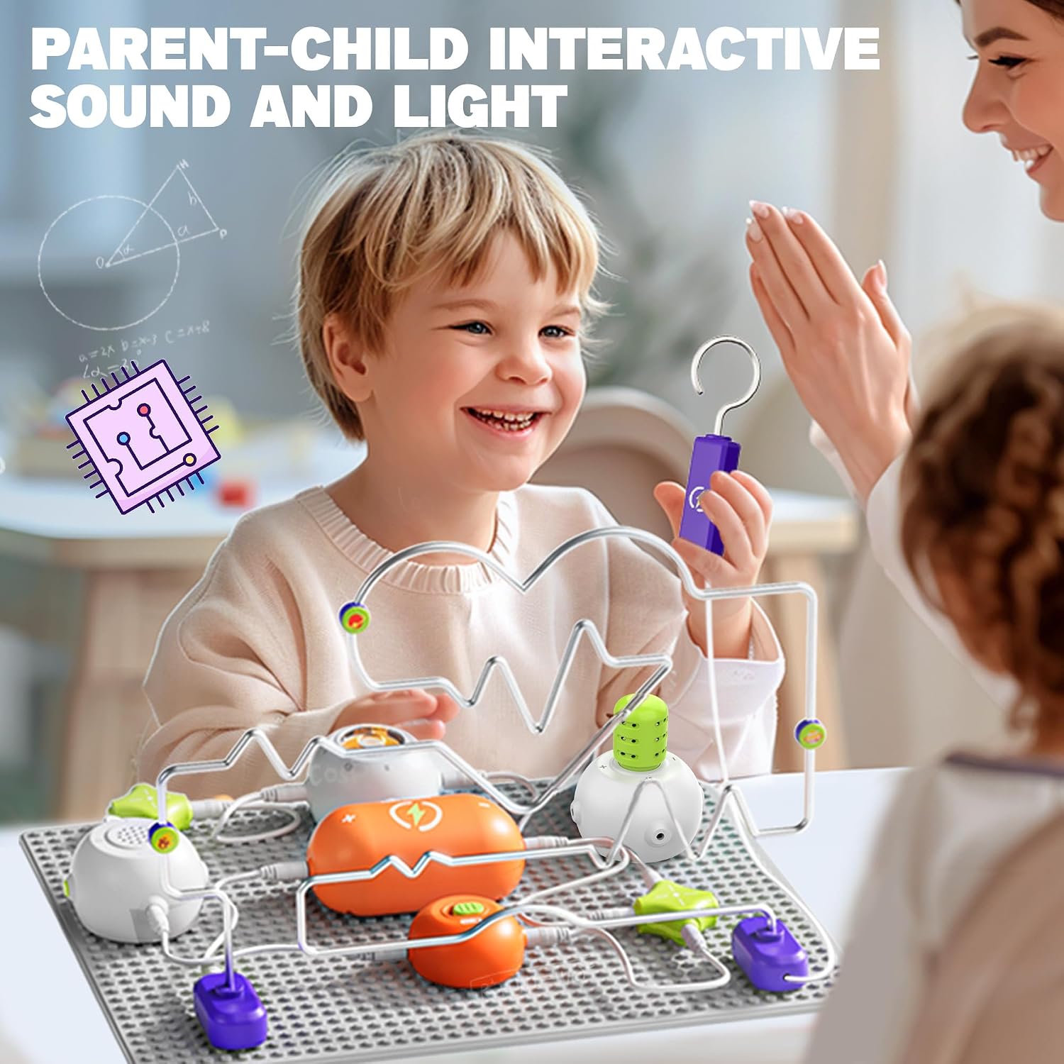 Science Kits for Kids - STEM Kits for Kids, Electronics Exploration Kit, Over 150 Projects, 14 Circuit Parts, STEM Educational Toy Gifts for Kid Boys Girls Ages 3 4 5 6 7 8 9 10 11 12 - Image 3