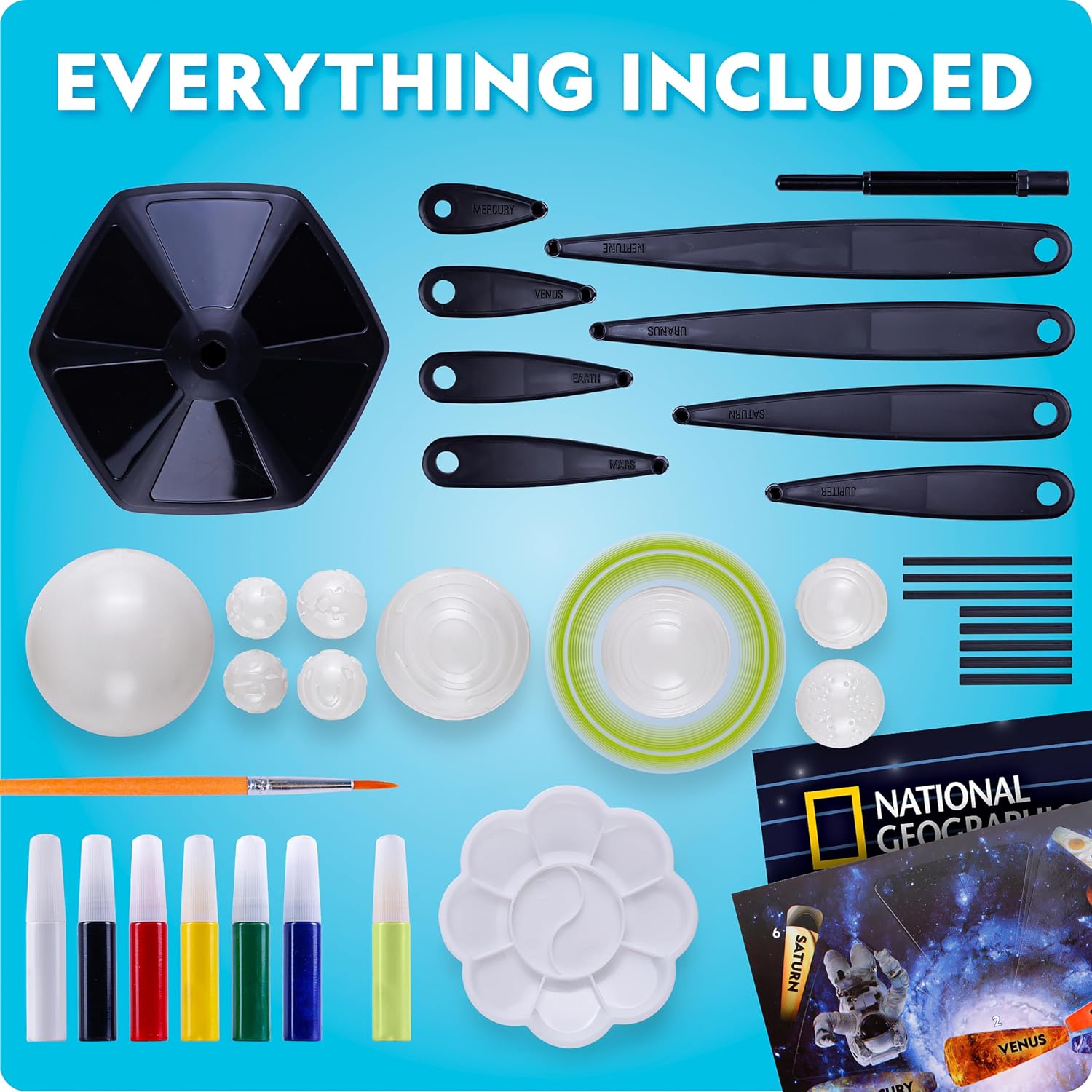 National Geographic Glow in the Dark Solar System Model for Kids Ages 8-12 - Image 5