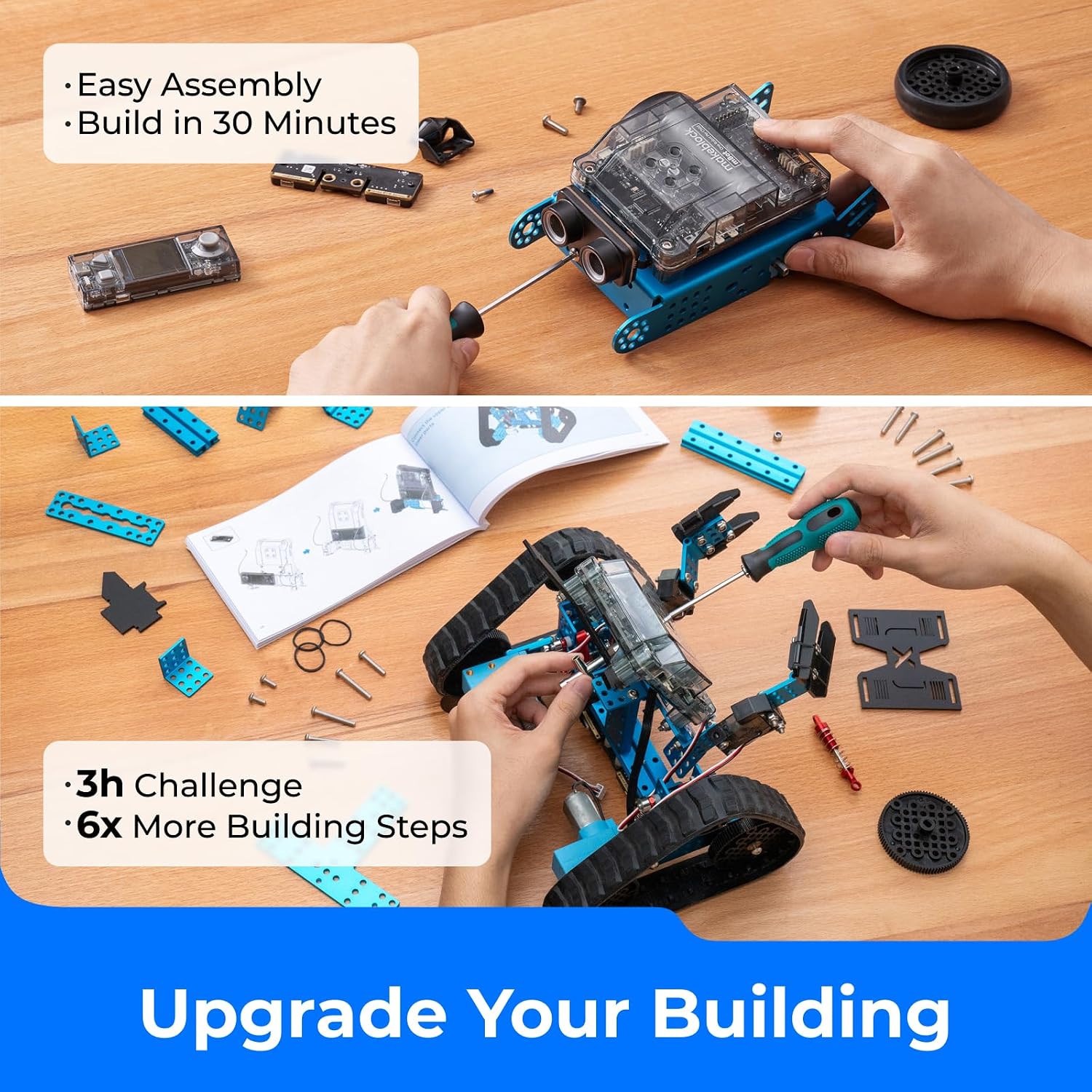 Makeblock mBot2 Rover Robotics Kit for Kids Ages 8-12 - Image 2