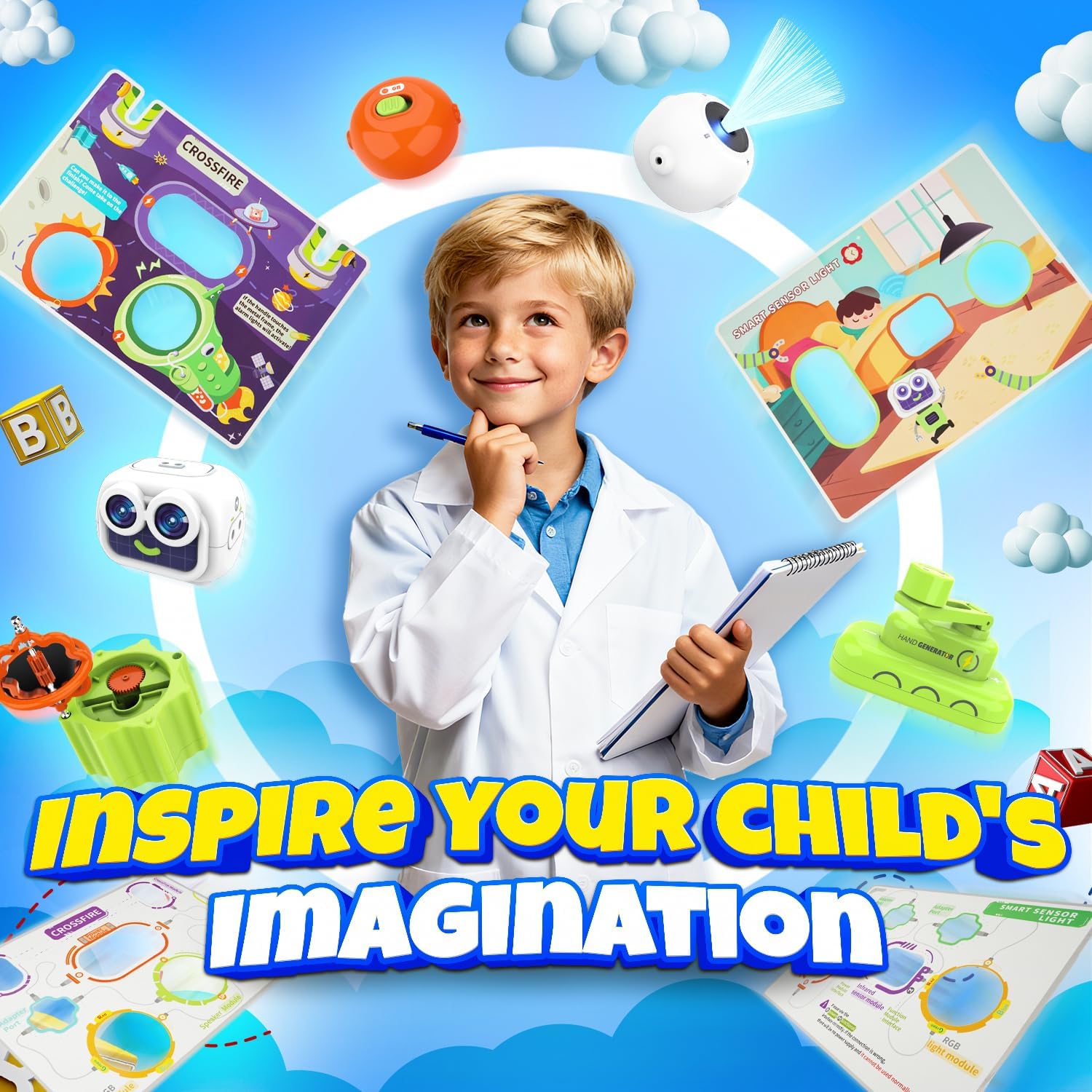 SMILESSKIDDO Science Kits, Electronics STEM Toys, 300+ Projects 16 Parts - Image 5