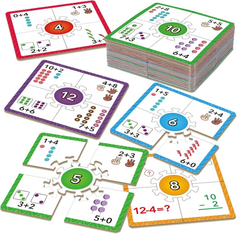 Edulok Math Games for Kids 5-7, Addition and Subtraction Educational Games, Kindergarten Learning Activities, Classroom Must Haves