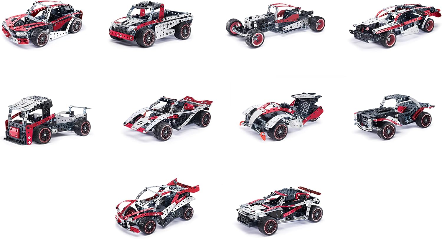 MECCANO, 25-in-1 Motorized Supercar STEM Model Building Kit with 347 Parts, Real Tools and Working Lights, Kids Toys for Ages 10 and Up - Image 5