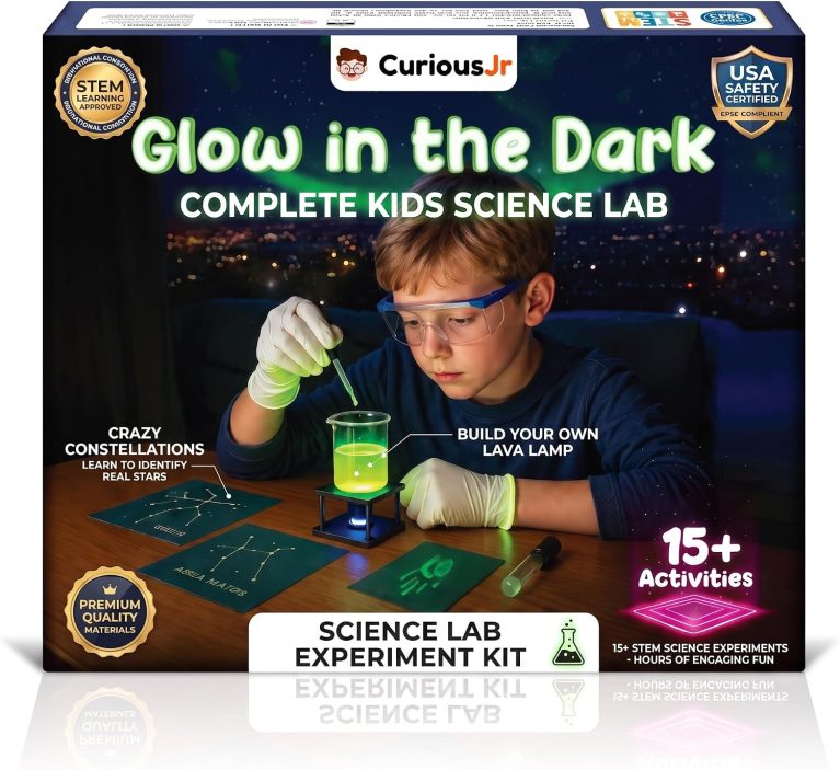 Science Experiments Kit for Kids 8-12 Years Old | Glow in the Dark