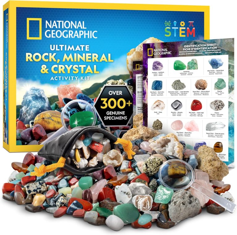 National Geographic Rock Collection with 300+ Gemstones and Minerals