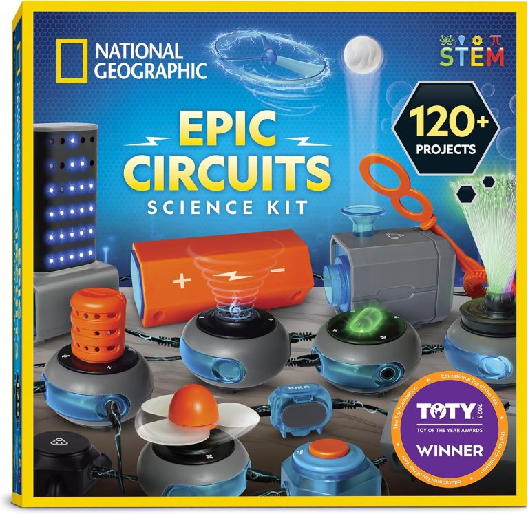 National Geographic Circuit Kit for Kids with 120 Electrical Projects