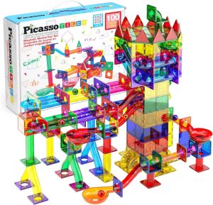 PicassoTiles 100 Piece Marble Run M...