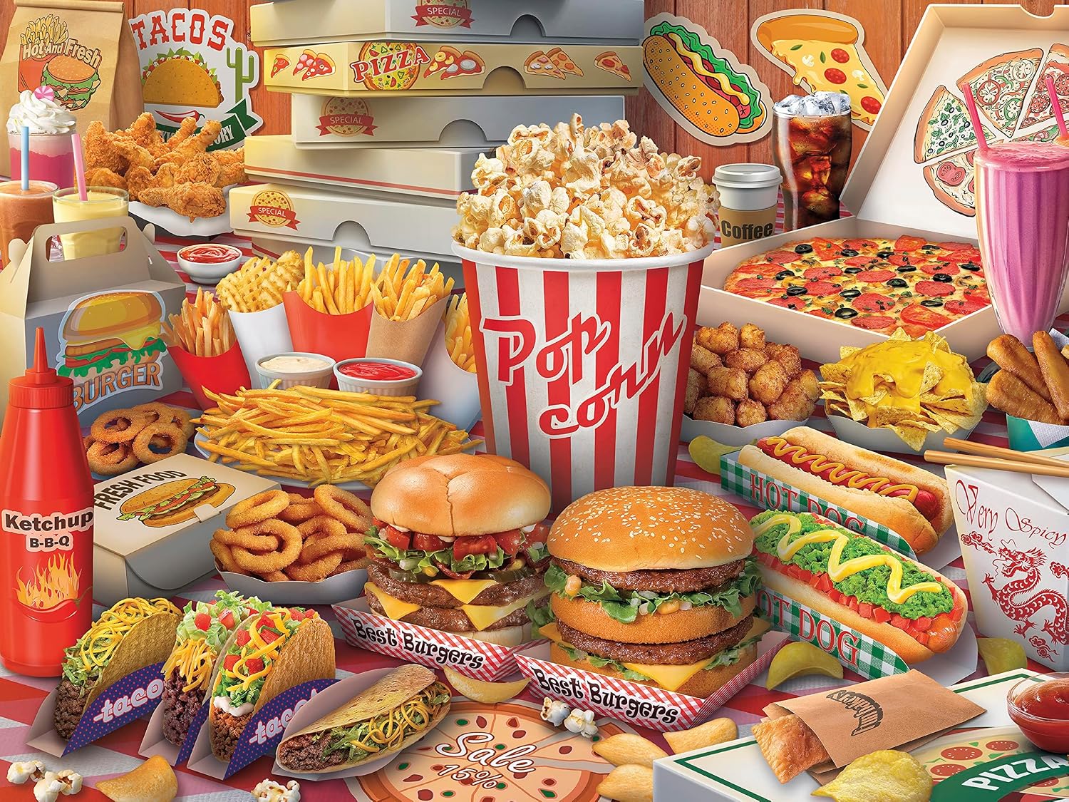Ceaco - Yum Yum - 300 Large Piece Jigsaw Puzzle for Adults - Image 2