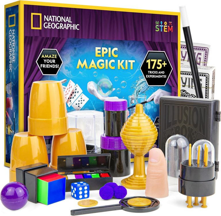 National Geographic Epic Magic Kit with 175+ Tricks for Kids 8-12
