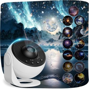 Galaxy Projector Night Light, 13-in...