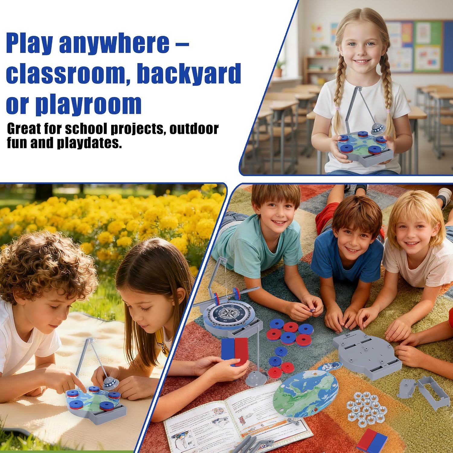 NewFamily Magnetic Science Kit for Kids, 12-in-1 STEM Physics Experiment Kit, Hands-On Magnetism Learning Toy, Ages 6 7 8 9 10 11 12 - Image 6