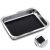 Conelist 1 Set 10.2 x 7.5 Inch Stainless Steel Dissection Pan with Wax and Rubber Nonslip Mat, Reusable Classroom Dissecting Pan, Laboratory Tray for Biology Lab, Science Education Supplies (Black)