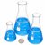 Glass Erlenmeyer Flask Set – 3 Sizes – 50, 150 and 250ml, Karter Scientific