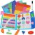 Magnetic Fraction Demonstration Book, Magnetic Fraction Educational Puzzle with Tiles & Circles, Interactive Magnetic Math Learning Kit for Kids
