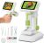 1600X Microscope for Kids, 1080P 4.0″ Digital Screen Kids Microscopes with Slides Kit, Educational Science Toys for Christmas Birthday Gifts for 3-14 Year Old Children Students