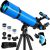 Hawkko Telescope for Adults & Kids, 80mm Aperture 600mm High Powered Telescope for Astronomy Beginners – Refractor Telescopes with AZ Tripod, Phone Adapter and Portable Bag for Moon Observation
