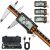 Preciva Digital Caliper 6″, Rechargeable Stainless Steel Micrometer