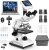 PalliPartners 40x-2000x Biological Compound Trinocular Microscope