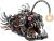 Mechanical Angler Fish Building Block Set for Kids & Adults- STEM Toys for Boys & Girls 8-14+, Deep Sea Ocean Creature Kit, Home/Office Decor with Light, Great Birthday Gift (1038+Pieces)