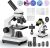PalliPartners Compound Microscope for Adults & Students, White