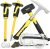 INCLY 7PCS Geology Rock Pick Equipment Kit, Rock Hammer and Chisel Set