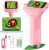 Odatay 1000X Digital Kids Microscope Kit with 12 Slides & 2″ Screen, Pink